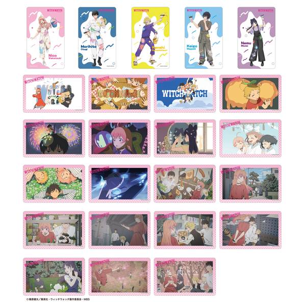 【9月予約】ウィッチウォッチ メモリアルクリアカードコレクション 12個入BOX キャラグッズ 4550621356209