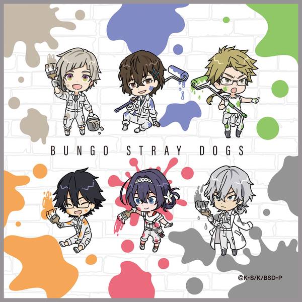 【10月予約】文豪ストレイドッグス ハンドタオル／ツナギ、ちびキャラ A キャラグッズ 4550621357046