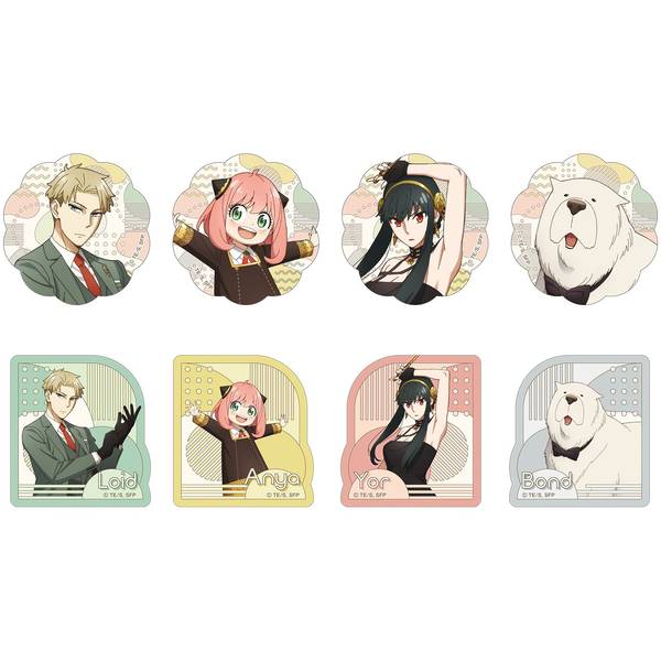 【9月予約】SPY×FAMILY ステッカーセレクション Season 3キャラクタービジュアル 8個入BOX キャラグッズ 4550621376641