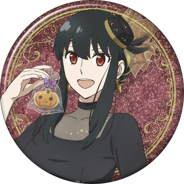 SPY×FAMILY グリッター缶バッジ／アーニャ・フォージャー