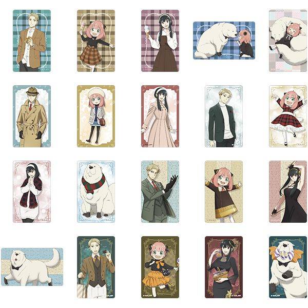 【10月予約】SPY×FAMILY トレーディングクリアカード／全20種 10個入BOX キャラグッズ 4550621384646