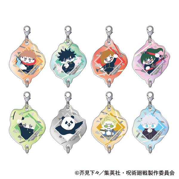 【9月予約】呪術廻戦 第2期 繋がるアクリルチャームコレクション／ゆるパレット 8個入BOX キャラグッズ 4550621387036