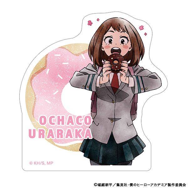 【9月予約】僕のヒーローアカデミア ステッカー／麗日 お茶子 キャラグッズ 4550621390494