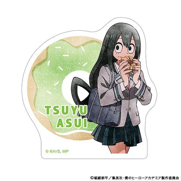 【9月予約】僕のヒーローアカデミア ステッカー／蛙吹 梅雨 キャラグッズ 4550621390517