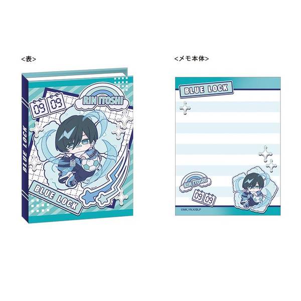 【9月予約】ブルーロック2期 ブック型メモ／(ぱすてるぽっぷ)糸師 凛 キャラグッズ 4550621393747
