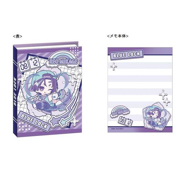 【9月予約】ブルーロック2期 ブック型メモ／(ぱすてるぽっぷ)御影 玲王 キャラグッズ 4550621393778