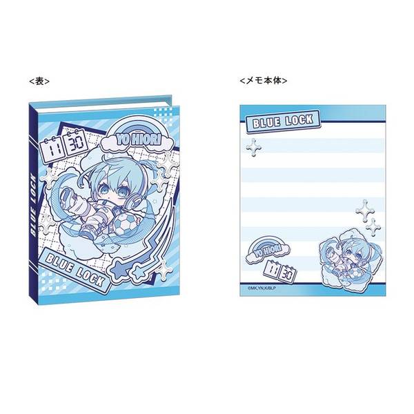 【9月予約】ブルーロック2期 ブック型メモ／(ぱすてるぽっぷ)氷織 羊 キャラグッズ 4550621393785