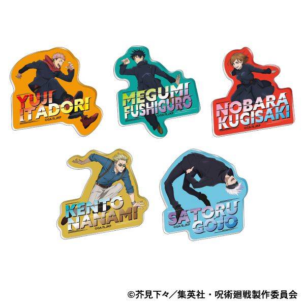 【10月予約】呪術廻戦 第2期 アクリルマグネットコレクション／パルクール 5個入BOX キャラグッズ 4550621400100