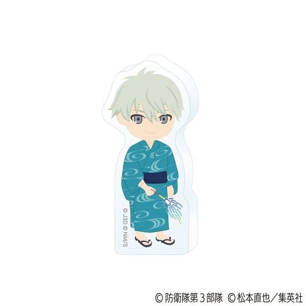 【10月予約】怪獣８号 ミニアクリルブロック／ちびキャラ浴衣Ver. 市川 レノ キャラグッズ 4550621400285
