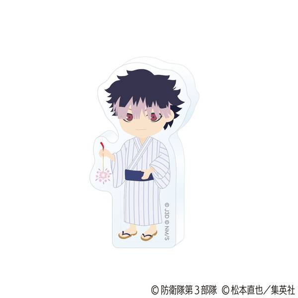 【10月予約】怪獣８号 ミニアクリルブロック／ちびキャラ浴衣Ver. 鳴海 弦 キャラグッズ 4550621400322