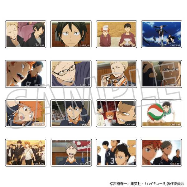 【10月予約】ハイキュー!! カスタムマグネットコレクション／烏野高校 2個入り 全16種 8個入BOX キャラグッズ 4550621402234