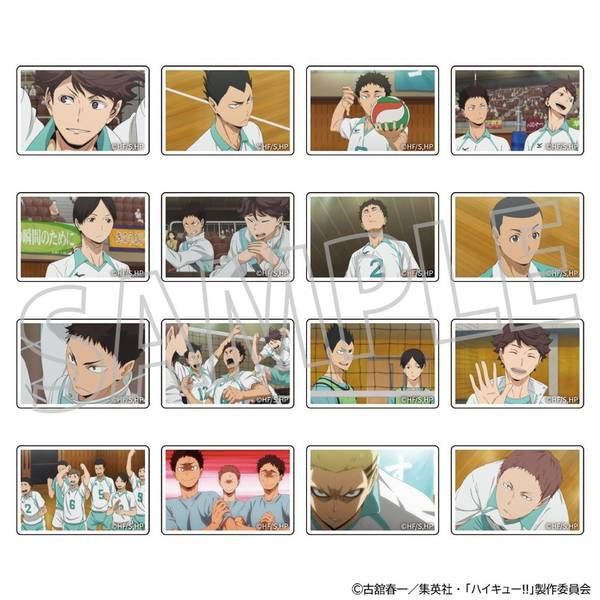 【10月予約】ハイキュー!! カスタムマグネットコレクション／青葉城西高校 2個入り 全16種 8個入BOX キャラグッズ 4550621402241
