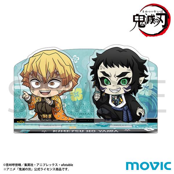 【11月予約】鬼滅の刃 アクリルジオラマ／我妻 善逸＆獪岳 ViVimus 無限城編 キャラグッズ 4550621406485