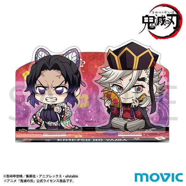 【11月予約】鬼滅の刃 アクリルジオラマ／胡蝶 しのぶ＆童磨 ViVimus 無限城編 キャラグッズ 4550621406492