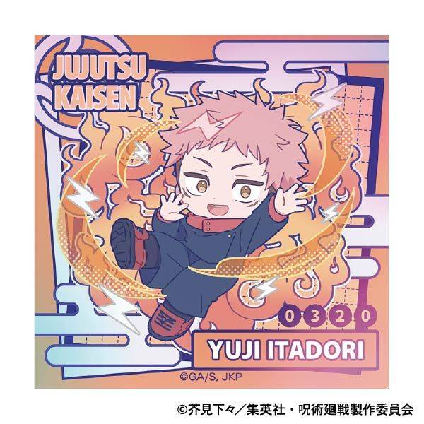 【10月予約】呪術廻戦 第2期 オーロラステッカー／虎杖 悠仁 ぱすてるぽっぷ キャラグッズ 4550621408915