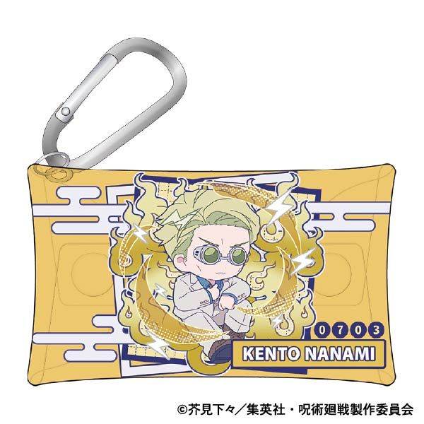 【10月予約】呪術廻戦 第2期 カラビナ付きクリアポーチ／七海 建人 ぱすてるぽっぷ キャラグッズ 4550621409059