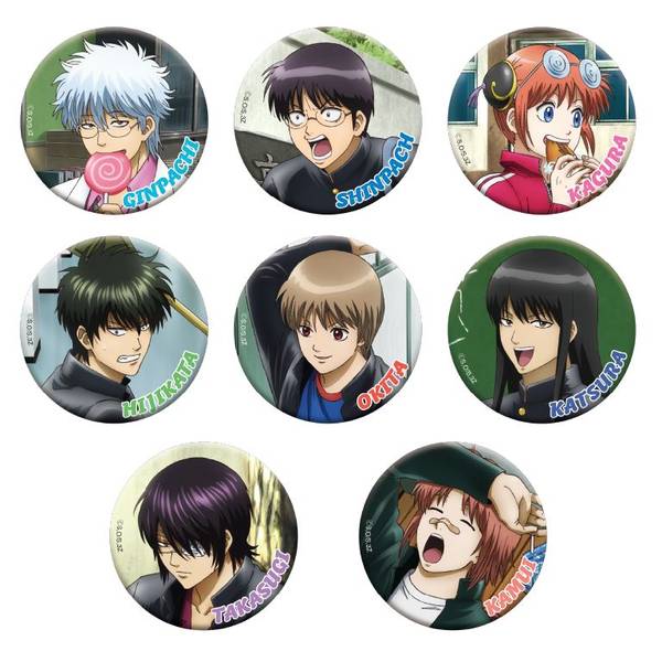 【10月予約】3年Z組銀八先生 キャラバッジコレクション 8個入BOX キャラグッズ 4550621414633