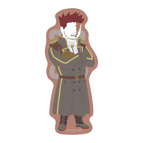 【11月予約】僕のヒーローアカデミア ダイカットステッカー／エンデヴァー ゆるパレット キャラグッズ 4550621415883