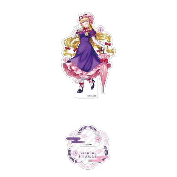 【3月予約】東方Project シルキーマットアクリルスタンド／八雲紫 キャラグッズ 4550621428319
