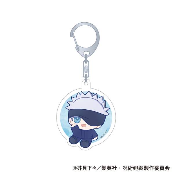 【10月予約】呪術廻戦 第2期 アクリルキーホルダー／五条 悟 ぬいパル すきっぷ キャラグッズ 4550621429330