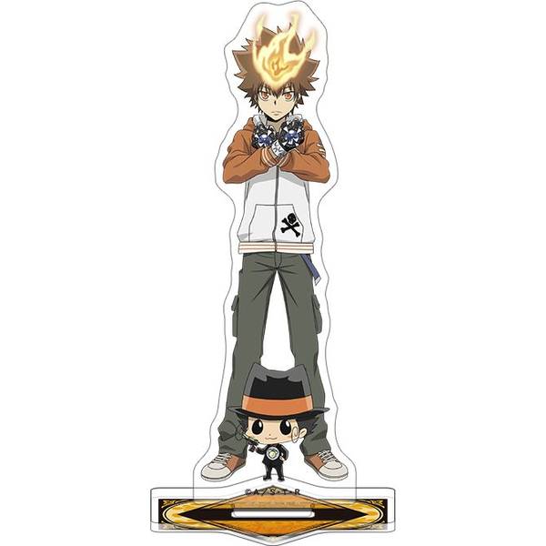 【10月予約】家庭教師ヒットマン REBORN！ アクリルスタンド／リボーン&沢田綱吉 キャラグッズ 4550621430336