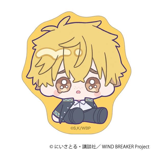 WIND BREAKER ステッカー／楡井 秋彦 みにぴえんず