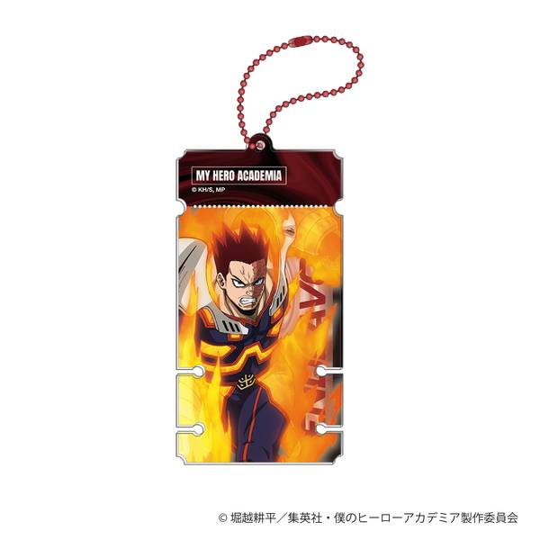 【10月予約】僕のヒーローアカデミア アクリルコードホルダー／エンデヴァー キャラグッズ 4550621436338