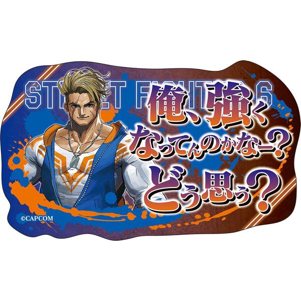 【1月予約】ストリートファイター6 ステッカー／ルーク キャラグッズ 4550621438516