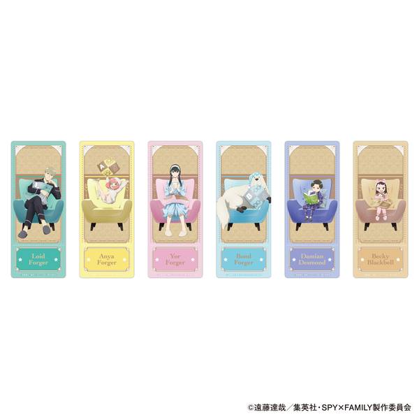 SPY×FAMILY クリアしおりコレクション 6個入BOX | 4550621441158