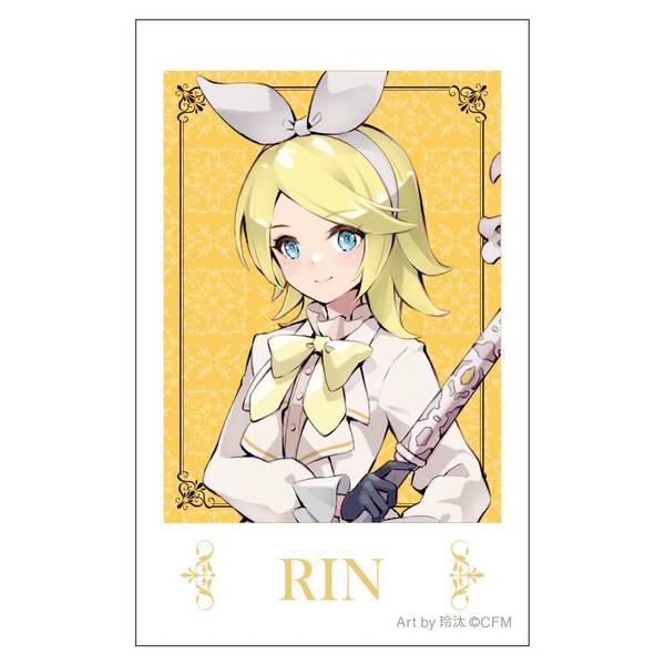 【3月予約】初音ミクシリーズ チェキプリント／鏡音リン 騎士 Art by 玲汰 キャラグッズ 4550621443411