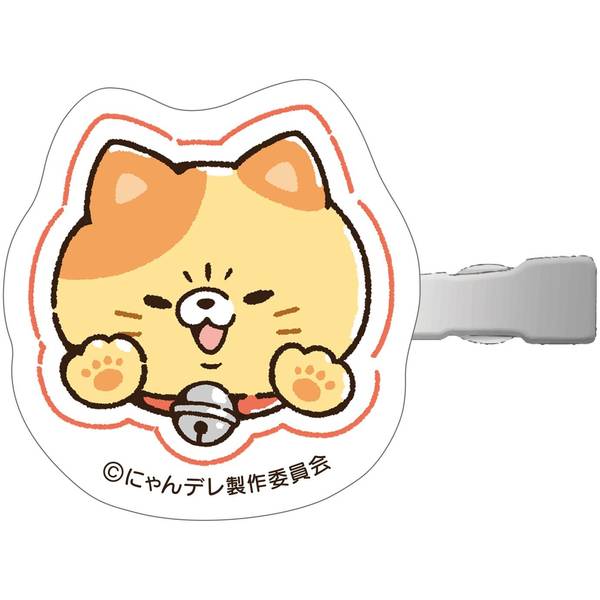 【12月予約】にゃんデレ アクリルヘアクリップ／たま キャラグッズ 4550621449420