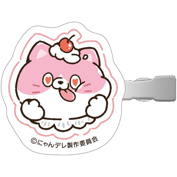 【12月予約】にゃんデレ アクリルヘアクリップ／しゅがー キャラグッズ 4550621449444