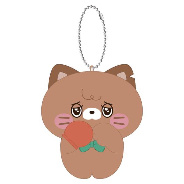 にゃんデレ ぬいぐるみキーホルダー／しゅがー | 4550621449543