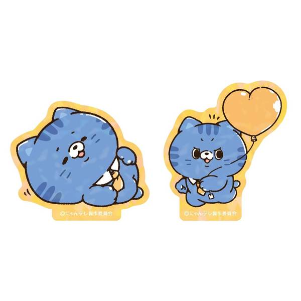 【12月予約】にゃんデレ オーロラステッカーセット／きりとら キャラグッズ 4550621449550