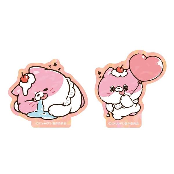 【12月予約】にゃんデレ オーロラステッカーセット／しゅがー キャラグッズ 4550621449598