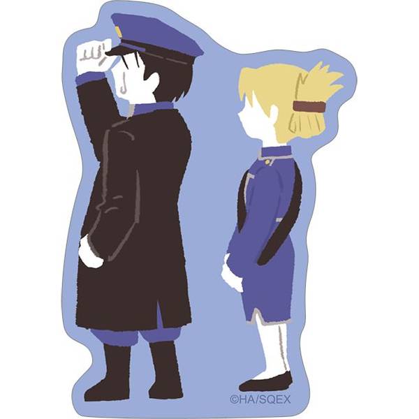 【10月予約】鋼の錬金術師 ステッカー／ゆるパレット[第1弾] 雨だよ キャラグッズ 4550621450587
