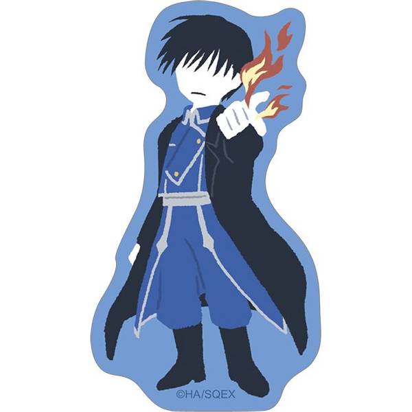 【11月予約】鋼の錬金術師 ステッカー／ゆるパレット[第2弾] 焔の錬金術師 キャラグッズ 4550621450631