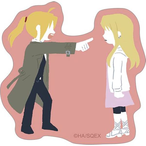 【11月予約】鋼の錬金術師 ステッカー／ゆるパレット[第2弾] おまえの人生半分くれ！ キャラグッズ 4550621450693