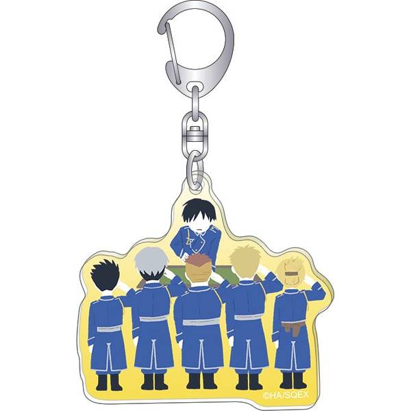 【11月予約】鋼の錬金術師 アクリルキーホルダー／ゆるパレット[第2弾] ついてこい！ キャラグッズ 4550621450860
