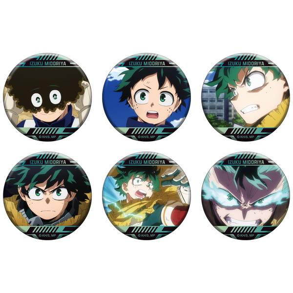 緑谷出久 缶バッジ 14個セット 僕のヒーローアカデミア 緑谷 出久がいっぱいキャラバッジ
