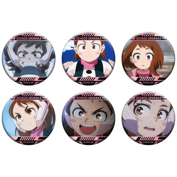 【11月予約】僕のヒーローアカデミア 缶バッジコレクション／麗日 お茶子 6個入BOX キャラグッズ 4550621461415