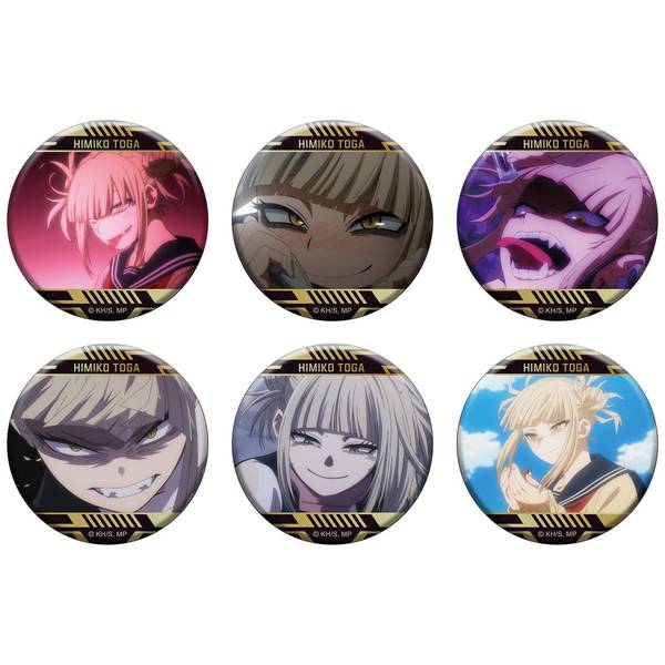 【11月予約】僕のヒーローアカデミア 缶バッジコレクション／トガヒミコ 6個入BOX キャラグッズ 4550621461453