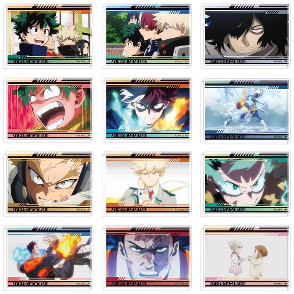 【11月予約】僕のヒーローアカデミア アクリルブロックコレクション／第7期名場面 12個入BOX キャラグッズ 4550621461460
