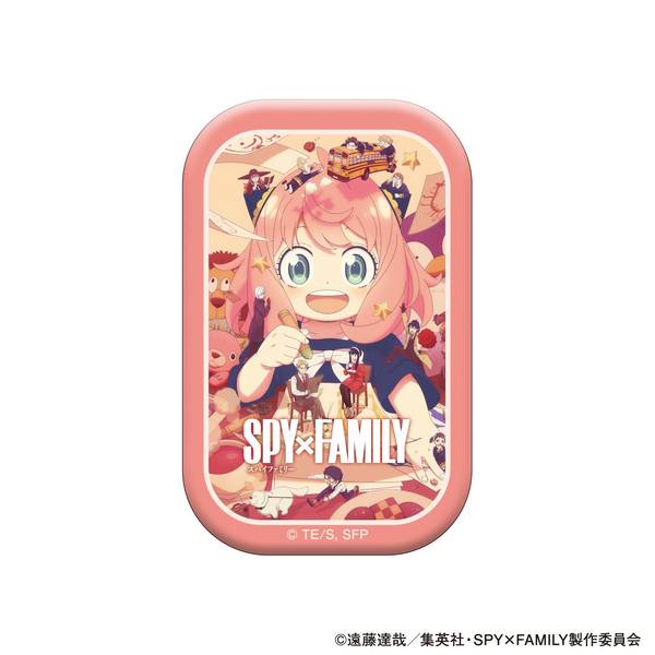 【11月予約】SPY×FAMILY スクエア缶バッジ Season 3メインビジュアル キャラグッズ 4550621463280