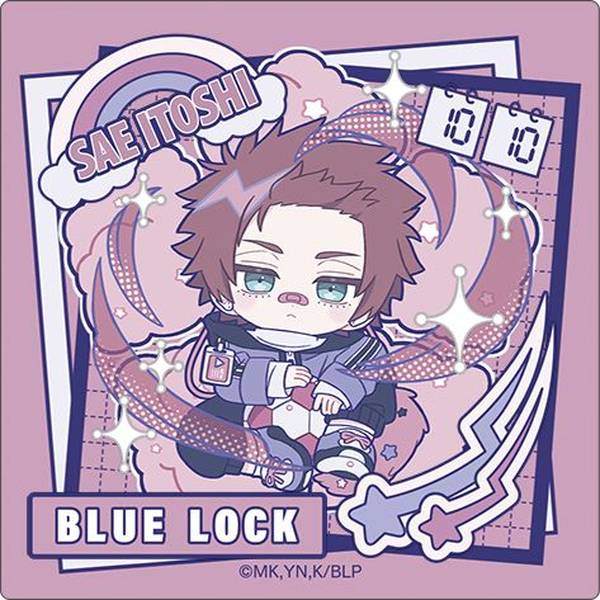 ブルーロック 糸師冴 ホログラムキャラバッチ ぱすてるぽっぷ ブルーロック ぱすてるぽっぷ ホログラムキャラバッジコレクション 糸