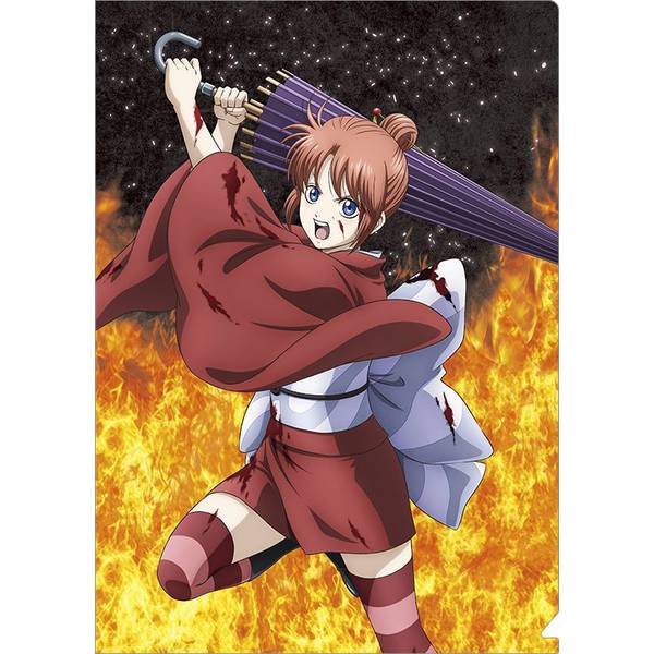 【1月予約】新劇場版 銀魂 -吉原大炎上- クリアファイル／吉原大炎上 神楽 キャラグッズ 4550621478581