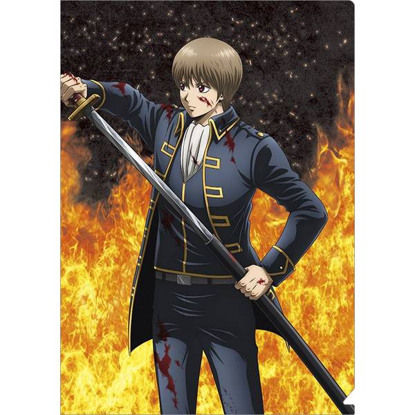 【1月予約】新劇場版 銀魂 -吉原大炎上- クリアファイル／吉原大炎上 沖田総悟 キャラグッズ 4550621478604