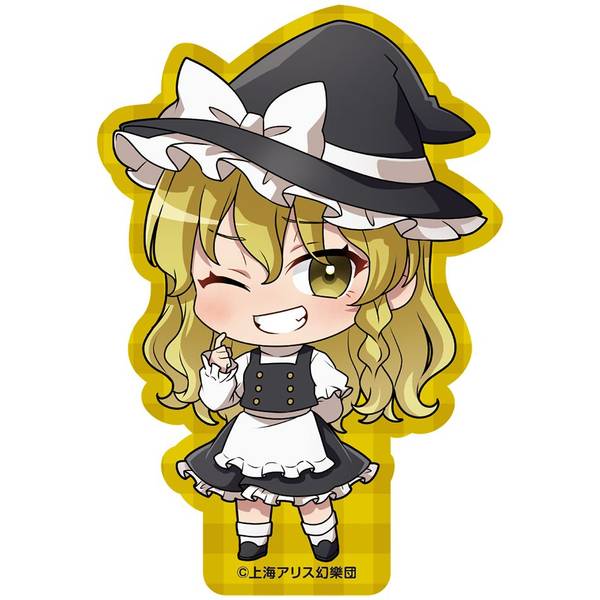 【12月予約】東方Project ダイカットステッカー／霧雨魔理沙 キャラグッズ 4550621483943