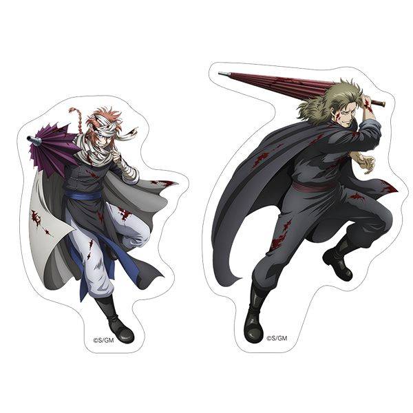 【1月予約】新劇場版 銀魂 -吉原大炎上- ステッカーセット／神威＆阿伏兎 キャラグッズ 4550621486685