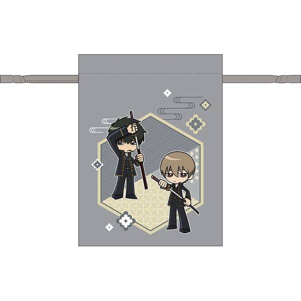 【1月予約】新劇場版 銀魂 -吉原大炎上- 巾着／土方＆沖田 キャラグッズ 4550621486821